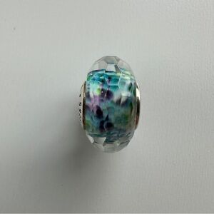 PANDORA TROPICAL SEA GLASS FACETED MURANO CHARM